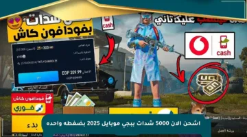 اشحن الآن 5000 شدات ببجي موبايل 2025 بضغطة واحدة